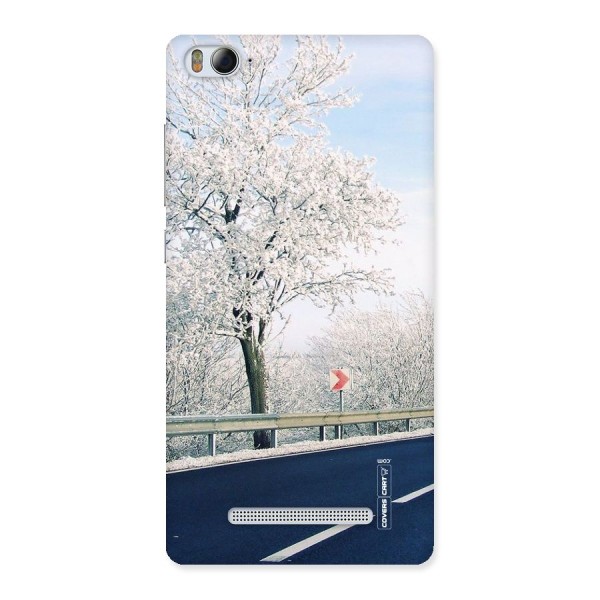 White Snow Tree Back Case for Xiaomi Mi4i