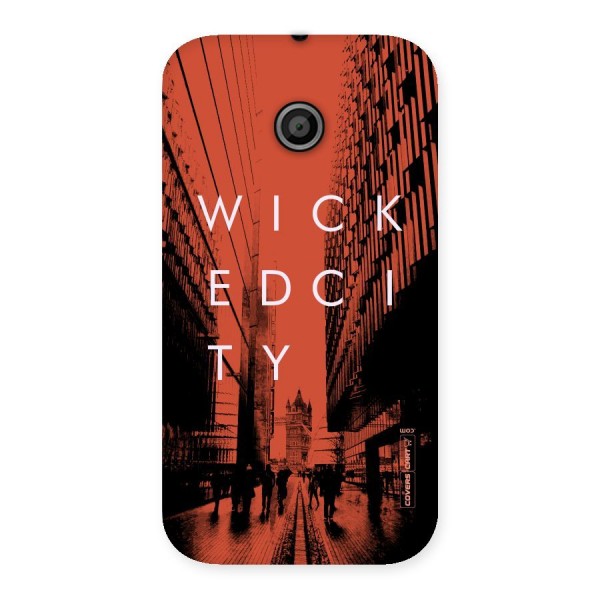 Wicked City Back Case for Moto E