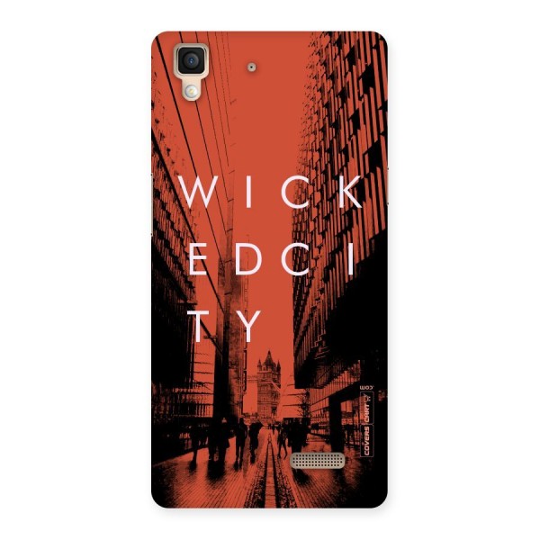 Wicked City Back Case for Oppo R7