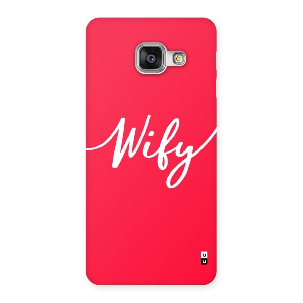 Wify Back Case for Galaxy A3 2016