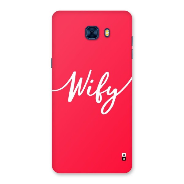 Wify Back Case for Galaxy C7 Pro