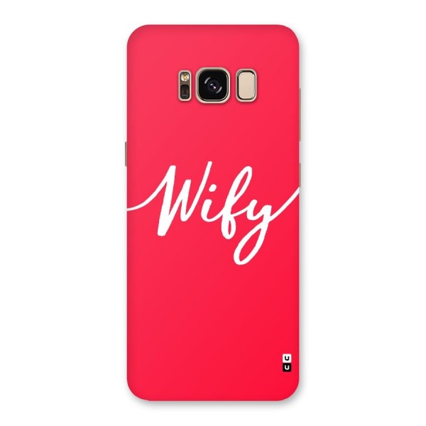 Wify Back Case for Galaxy S8