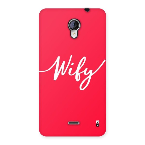 Wify Back Case for Micromax Unite 2 A106