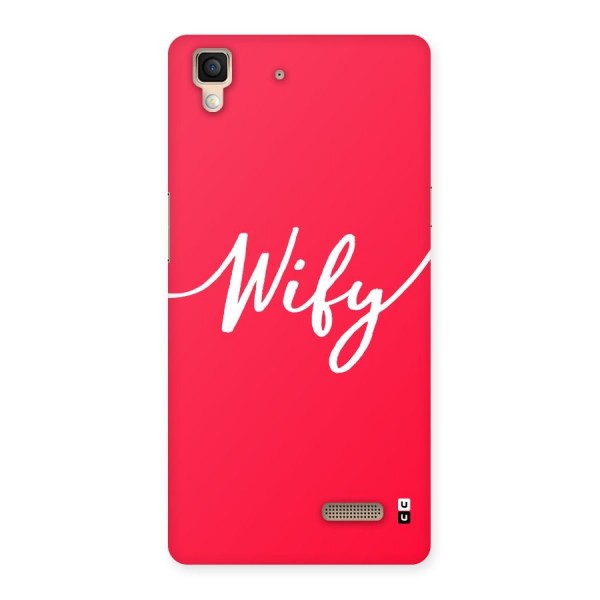 Wify Back Case for Oppo R7