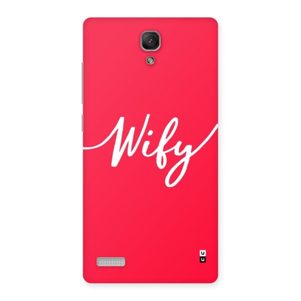 Wify Back Case for Redmi Note