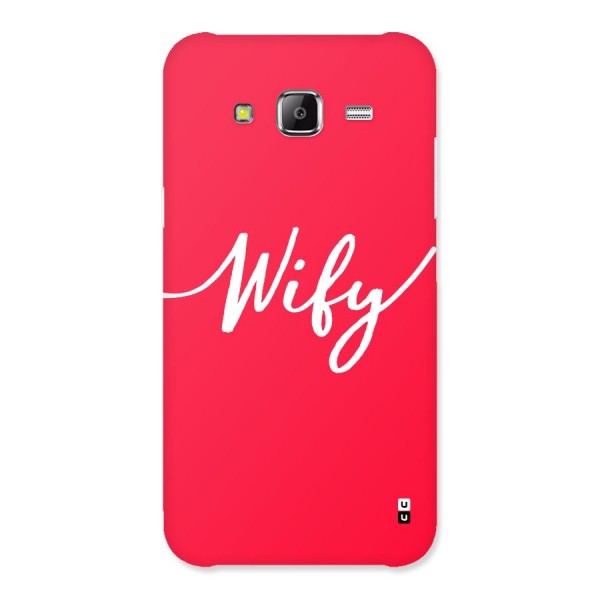 Wify Back Case for Samsung Galaxy J5