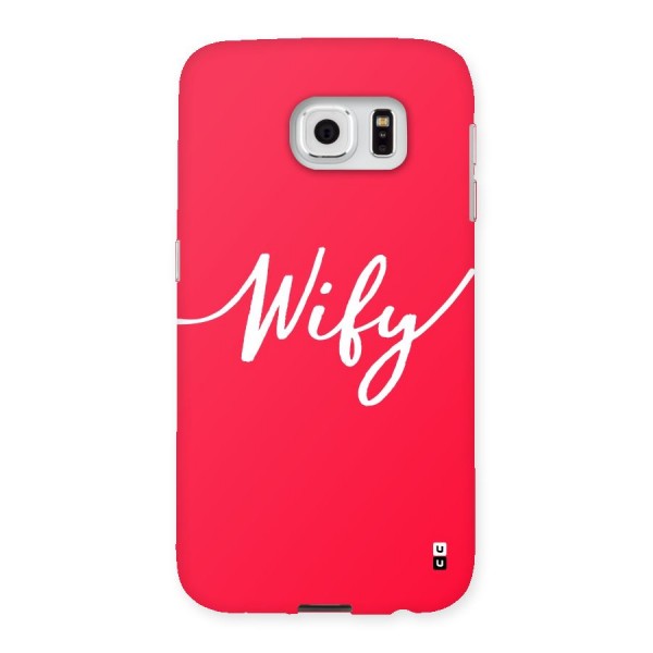 Wify Back Case for Samsung Galaxy S6