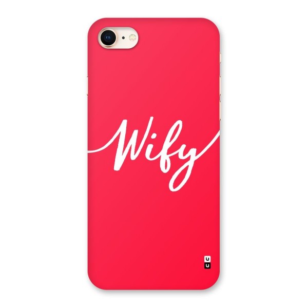 Wify Back Case for iPhone 8