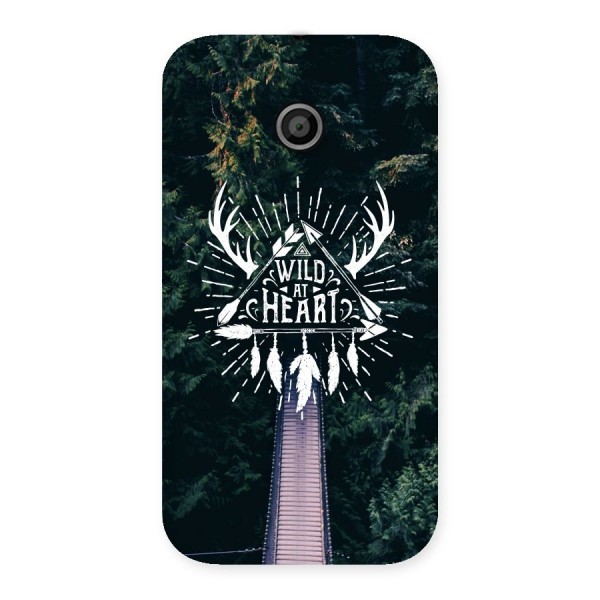 Wild Heart Back Case for Moto E