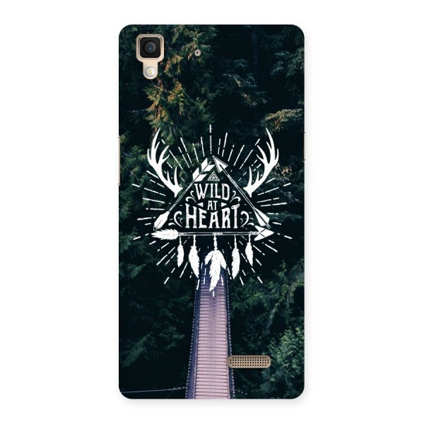 Wild Heart Back Case for Oppo R7