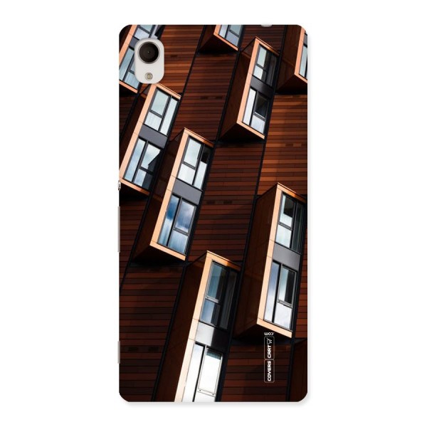 Window Abstract Back Case for Xperia M4 Aqua