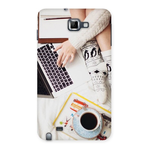 Winter Relaxation Back Case for Galaxy Note