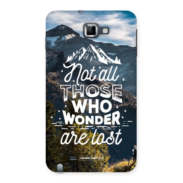 Wonder Lost Back Case for Galaxy Note