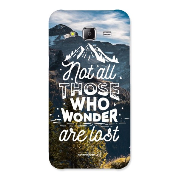 Wonder Lost Back Case for Samsung Galaxy J5