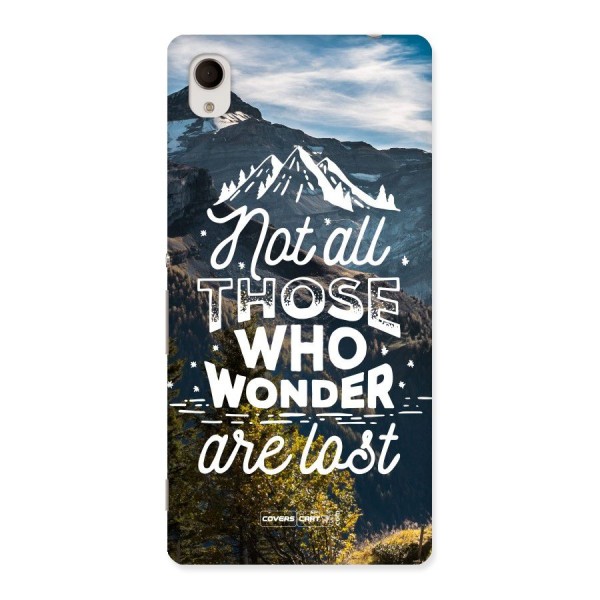 Wonder Lost Back Case for Xperia M4 Aqua