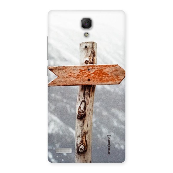 Wood And Snow Back Case for Redmi Note