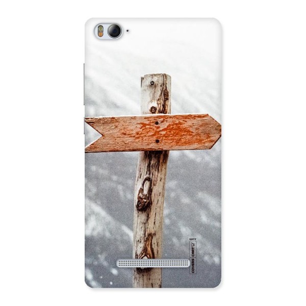 Wood And Snow Back Case for Xiaomi Mi4i