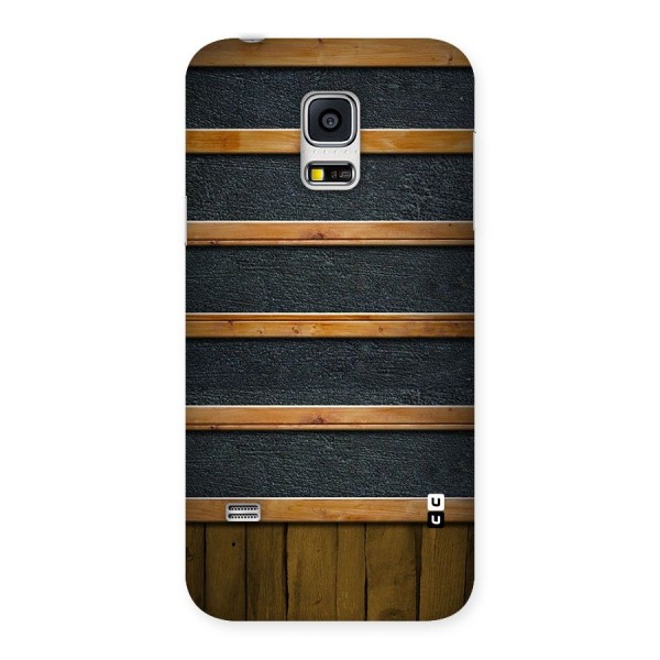 Wood Design Back Case for Galaxy S5 Mini