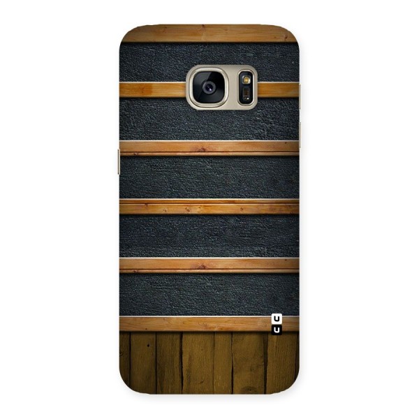 Wood Design Back Case for Galaxy S7