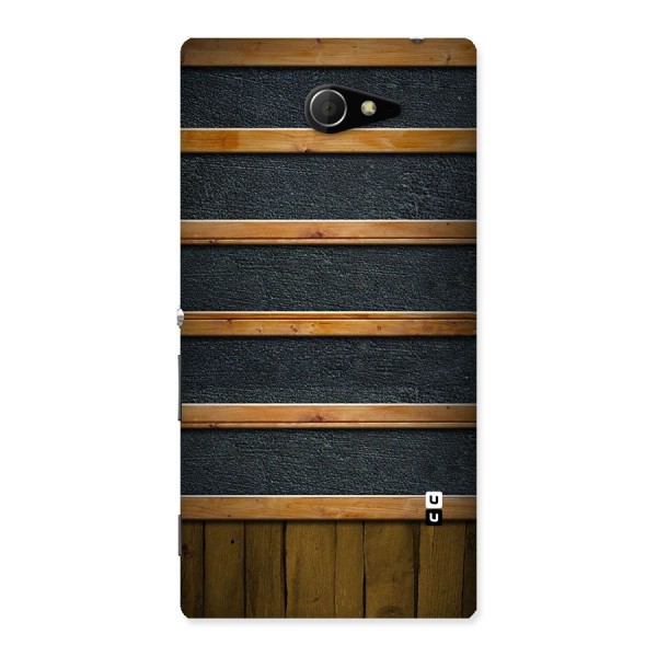 Wood Design Back Case for Sony Xperia M2