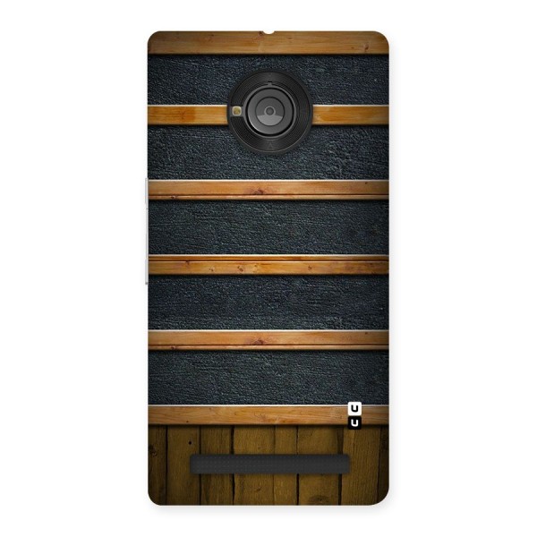 Wood Design Back Case for Yu Yuphoria