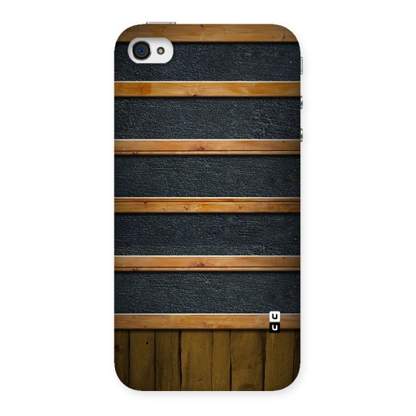 Wood Design Back Case for iPhone 4 4s