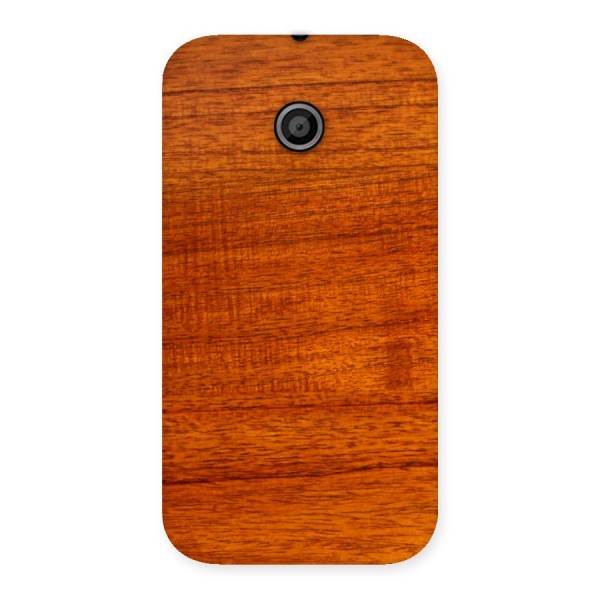 Wood Texture Design Back Case for Moto E