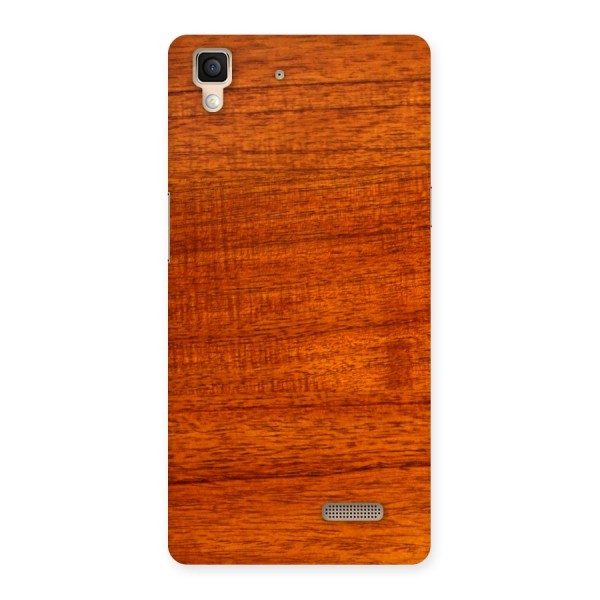 Wood Texture Design Back Case for Oppo R7