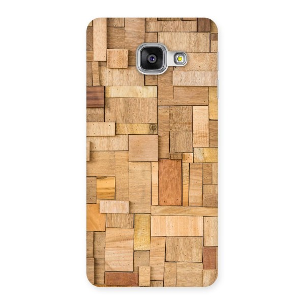 Wooden Blocks Back Case for Galaxy A3 2016