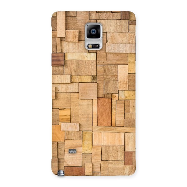 Wooden Blocks Back Case for Galaxy Note 4