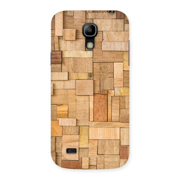 Wooden Blocks Back Case for Galaxy S4 Mini