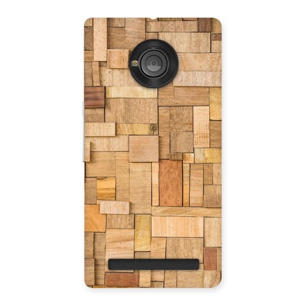 Wooden Blocks Back Case for Yu Yuphoria