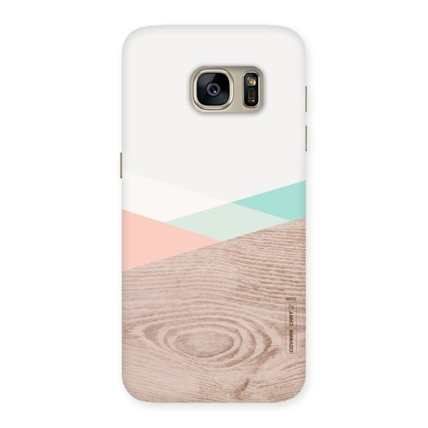 Wooden Fusion Back Case for Galaxy S7