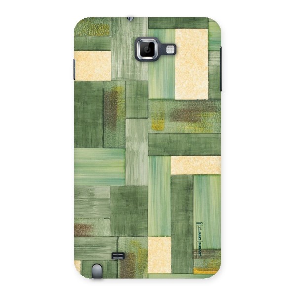 Wooden Green Texture Back Case for Galaxy Note