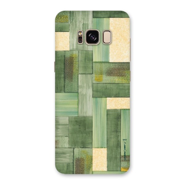 Wooden Green Texture Back Case for Galaxy S8