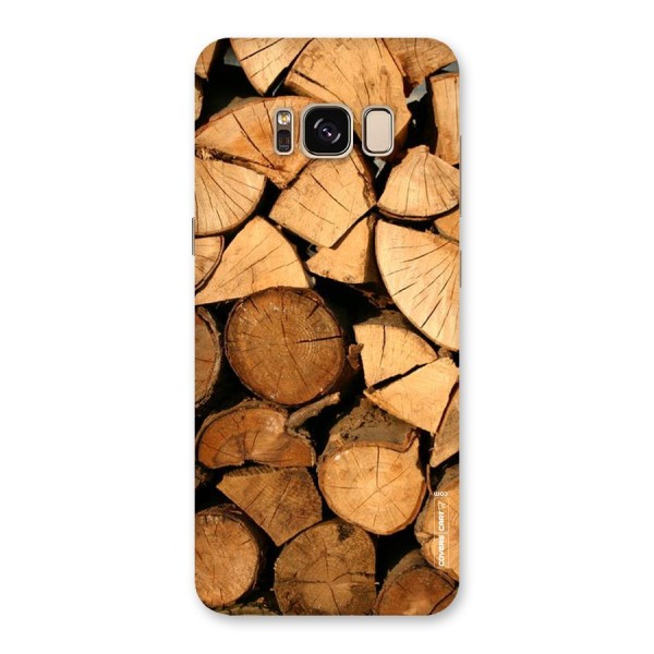 Wooden Logs Back Case for Galaxy S8