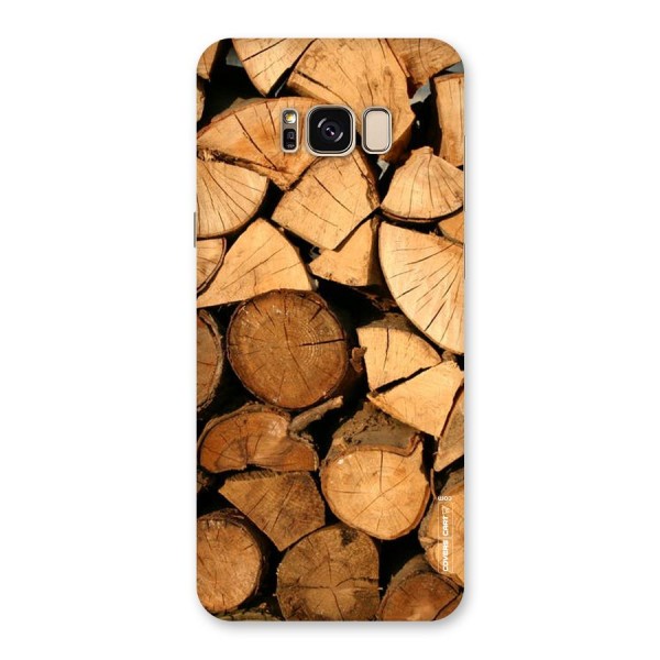 Wooden Logs Back Case for Galaxy S8 Plus