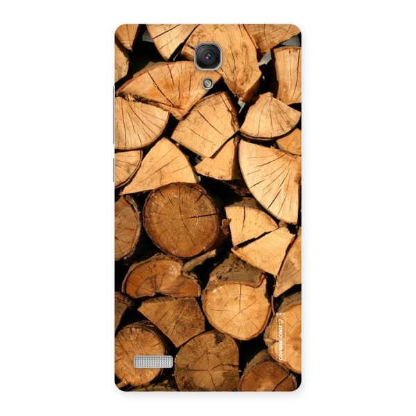 Wooden Logs Back Case for Redmi Note