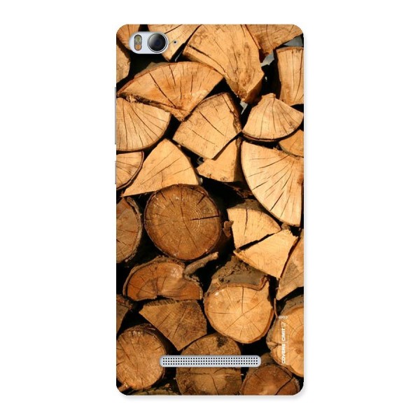 Wooden Logs Back Case for Xiaomi Mi4i