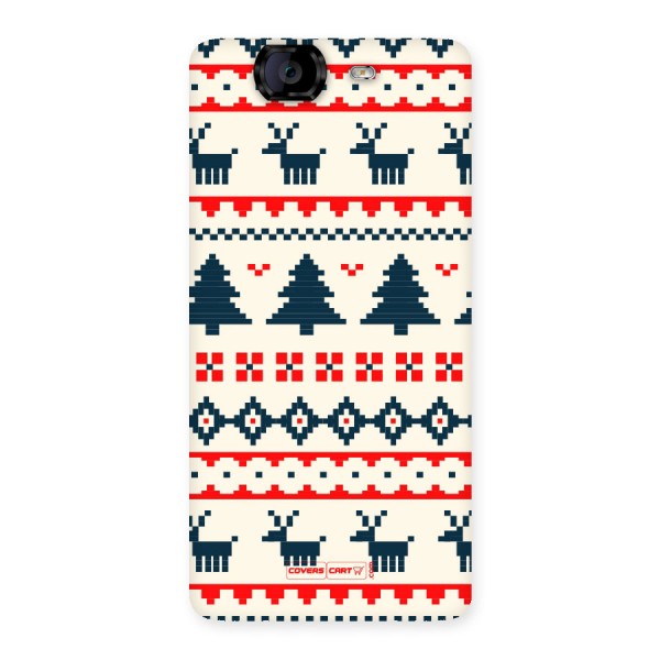 Christmas Design Pattern Back Case for Canvas Knight A350