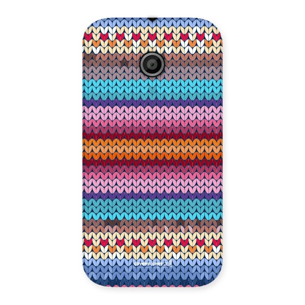 Woolen Back Case for Moto E