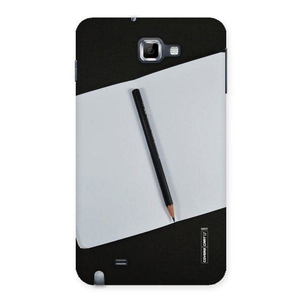 Write Your Thoughts Back Case for Galaxy Note