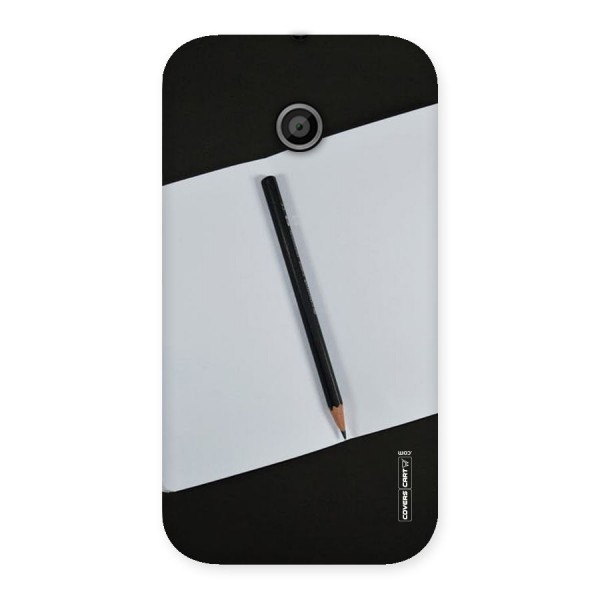 Write Your Thoughts Back Case for Moto E