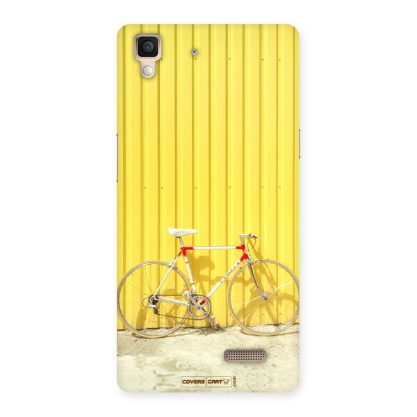 Yellow Cycle Classic Back Case for Oppo R7