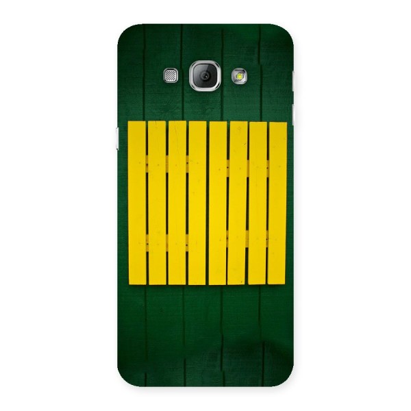 Yellow Fence Back Case for Galaxy A8