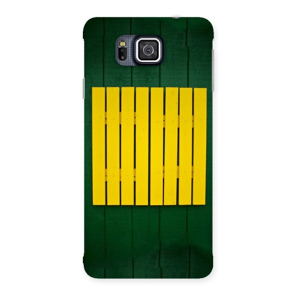 Yellow Fence Back Case for Galaxy Alpha