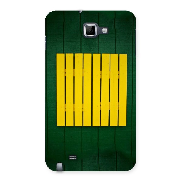 Yellow Fence Back Case for Galaxy Note