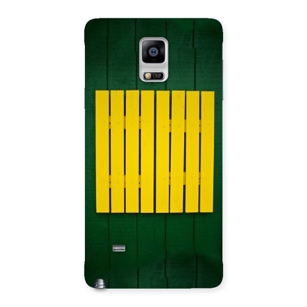 Yellow Fence Back Case for Galaxy Note 4