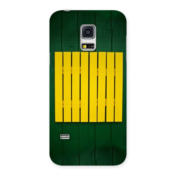 Yellow Fence Back Case for Galaxy S5 Mini