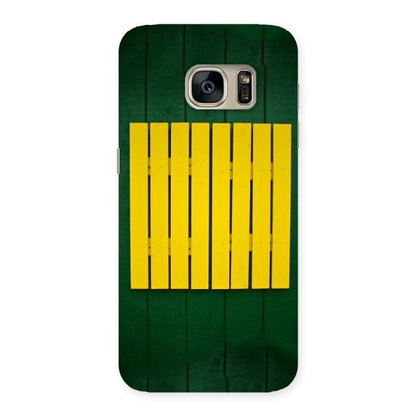 Yellow Fence Back Case for Galaxy S7